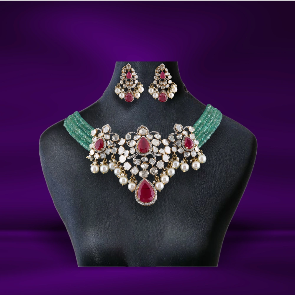 Polki Necklace Sets